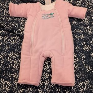 Pink Baby Merlin's Magic Sleepsuit For Baby
